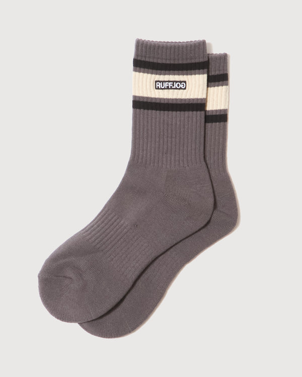 LOGO LINE SOCKS  GRAY