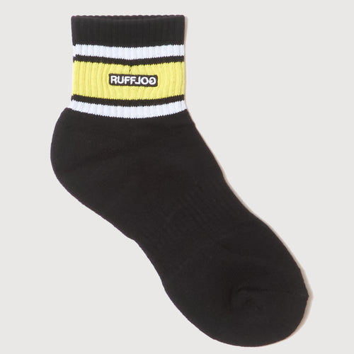 LOGO LINE SOCKS SHORT BLACK