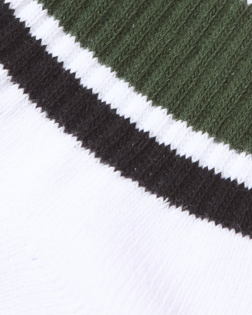 LOGO LINE SOCKS SHORT WHITE