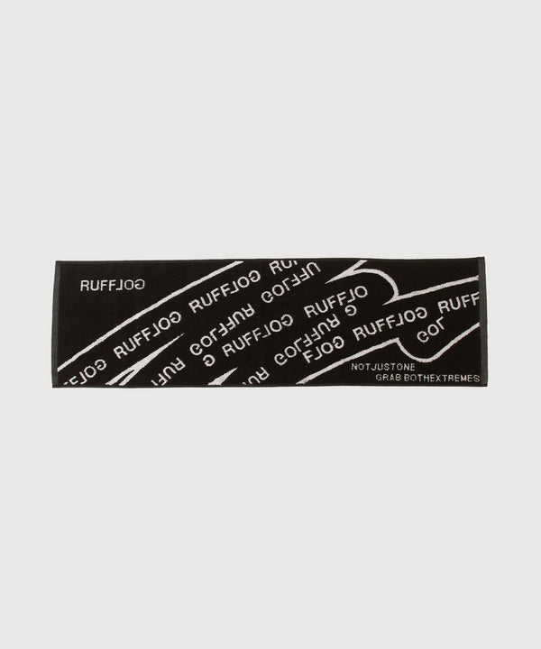 RUFFLOG FACE TOWEL BLACK