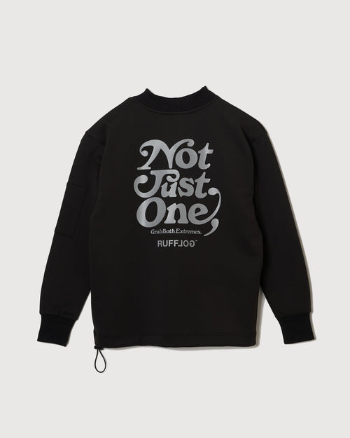 NOT JUST ONE L/S MOCK NECK BLACK