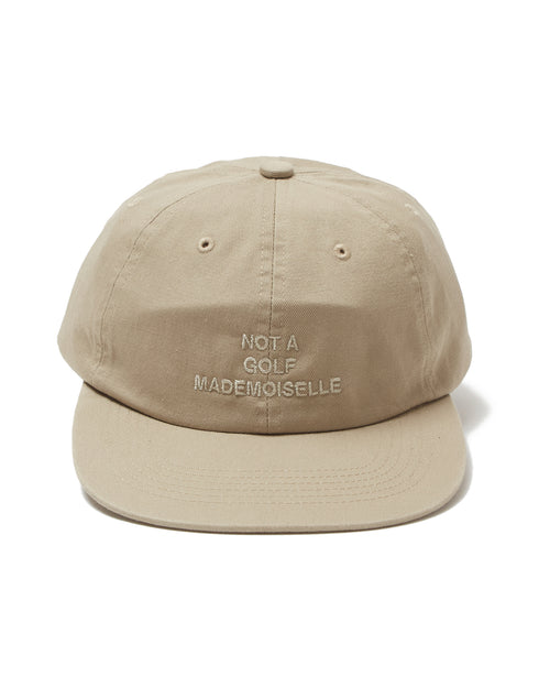 [WOMEN] #MADEMOISELLE FLAT VISOR CAP BEIGE