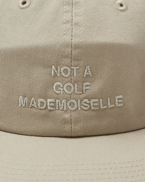 [WOMEN] #MADEMOISELLE FLAT VISOR CAP BEIGE