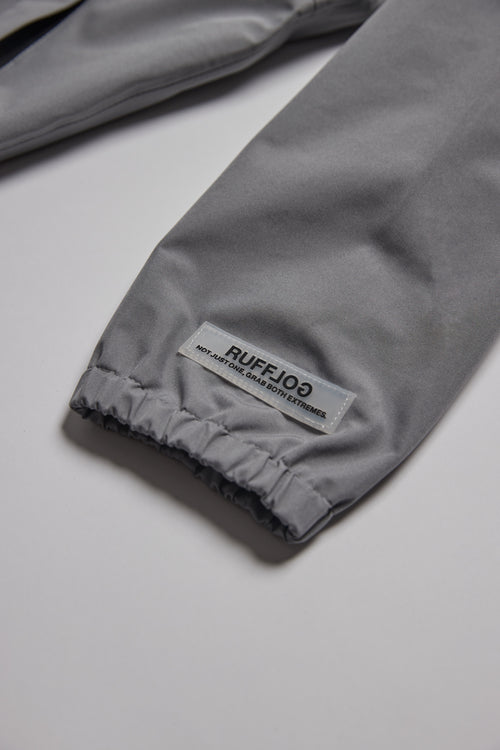 SQUARE LOGO WATERPROOF  HOOD JKT GRAY