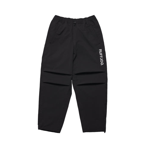 SQUARE LOGO WATERPROOF  PANTS BLACK