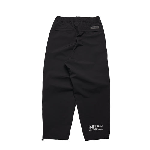 SQUARE LOGO WATERPROOF  PANTS BLACK