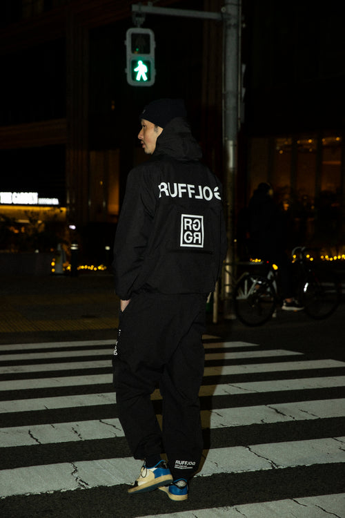 RUFFLOG WAPPEN KNIT BEANIE BLACK