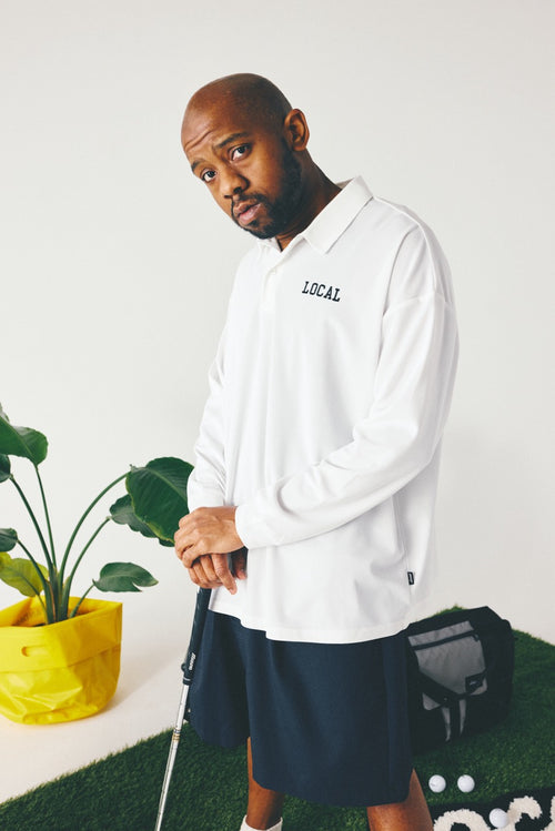 BD Arch L/S POLO WHITE
