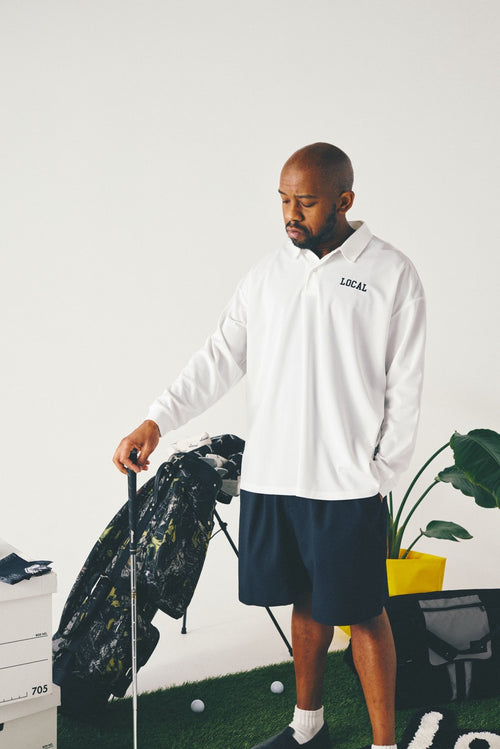 BD Arch L/S POLO WHITE