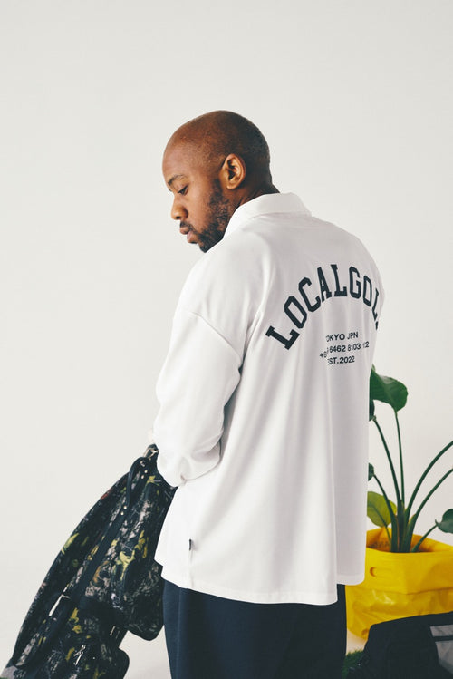 BD Arch L/S POLO WHITE