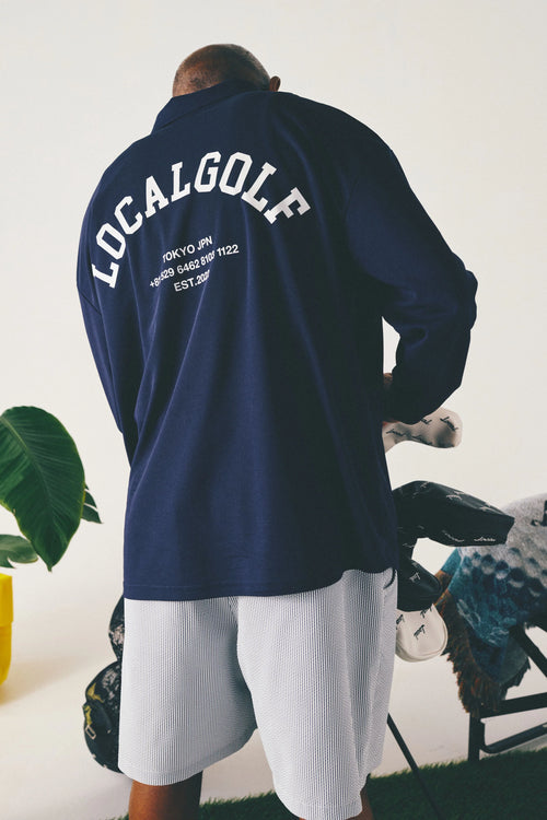 BD Arch L/S POLO NAVY