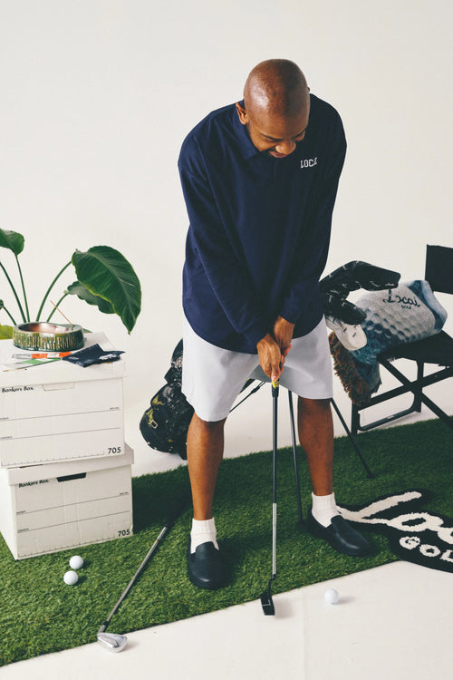 BD Arch L/S POLO NAVY