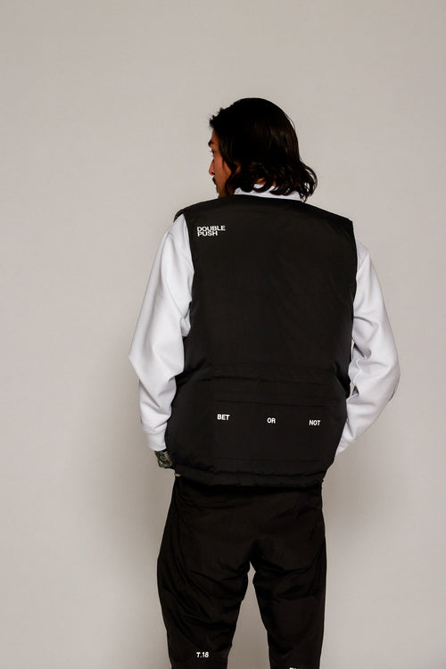 DOWN VEST BLACK