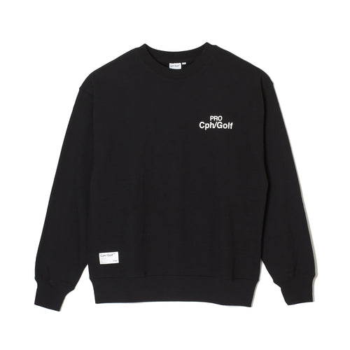 #Cph/Golf™ PRO CREW SWEAT BLACK