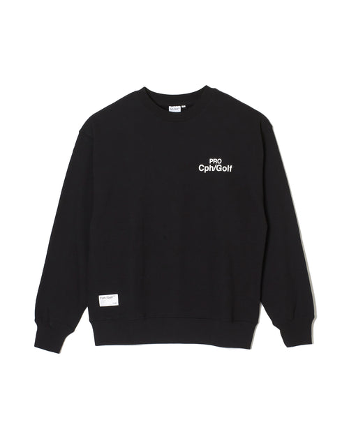 #Cph/Golf™ PRO CREW SWEAT BLACK