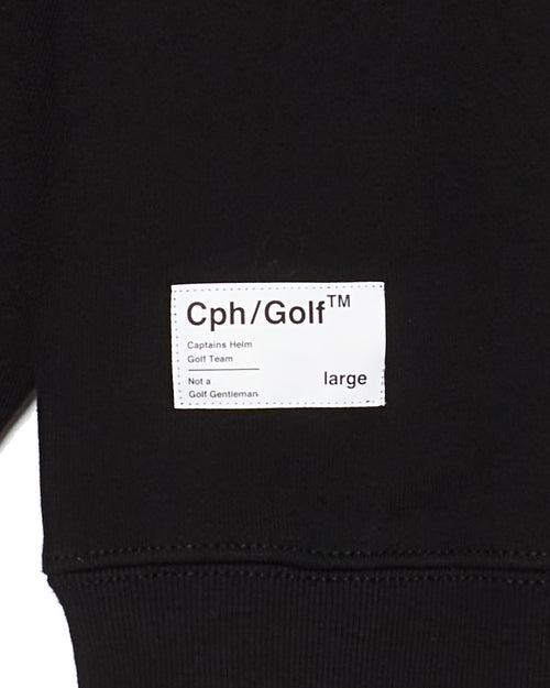 #Cph/Golf™ PRO CREW SWEAT BLACK