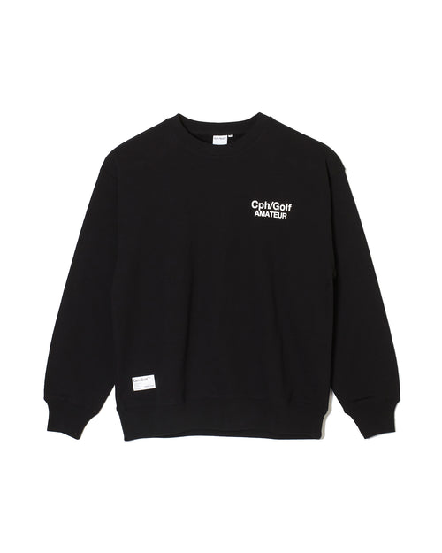 #Cph/Golf™ PRO CREW SWEAT BLACK