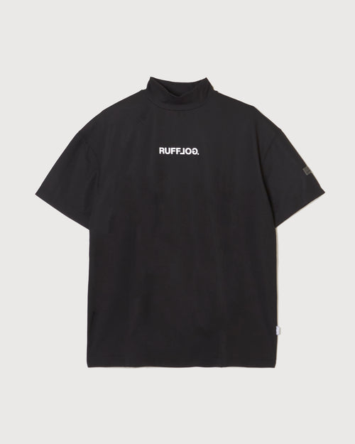 SQUARE RG LOGO MOCK TEE BLACK