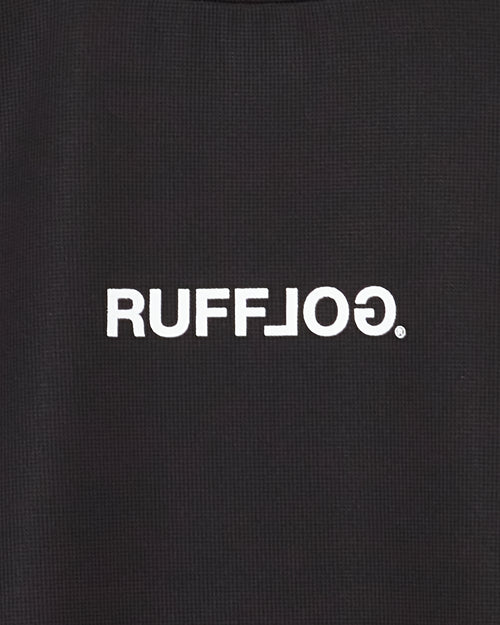 SQUARE RG LOGO MOCK TEE BLACK