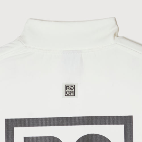 SQUARE RG LOGO MOCK TEE WHITE