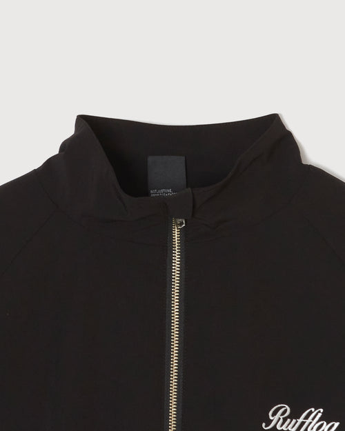 MULTI COLOR NYLON TRACK JACKET BLACK