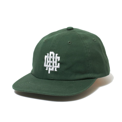 #OVERLAP LOGO FLAT VISOR CAP GREEN