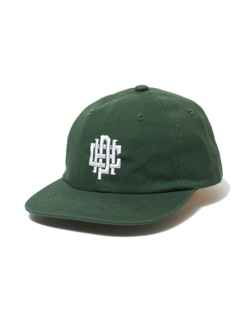 #OVERLAP LOGO FLAT VISOR CAP GREEN