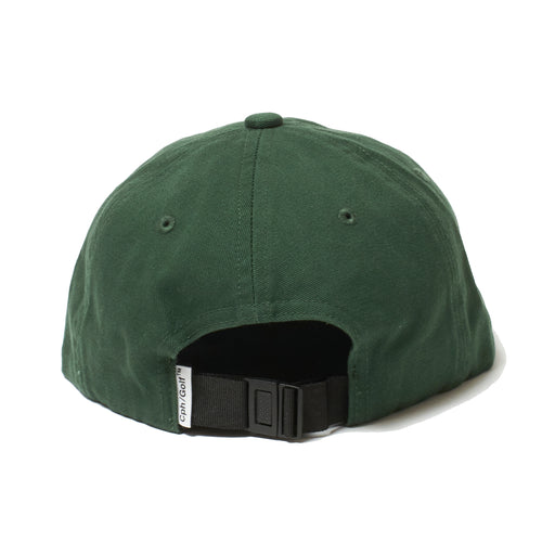 #OVERLAP LOGO FLAT VISOR CAP GREEN