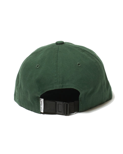 #OVERLAP LOGO FLAT VISOR CAP GREEN