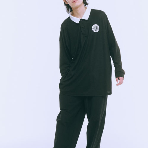 Emblem L/S POLO BLACK