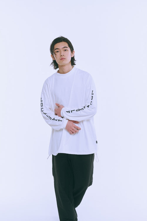 Sleeve L/S MOCK NECK WHITE