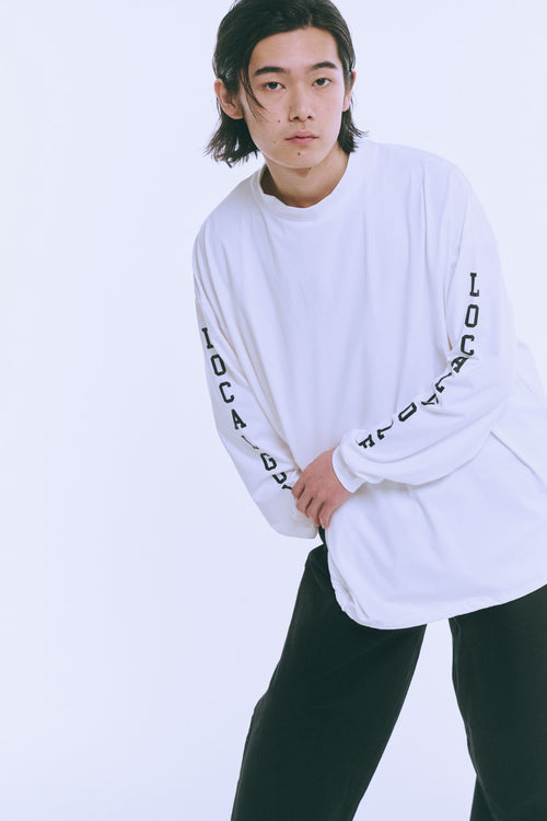 Sleeve L/S MOCK NECK WHITE
