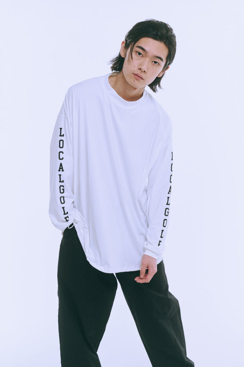 Sleeve L/S MOCK NECK WHITE