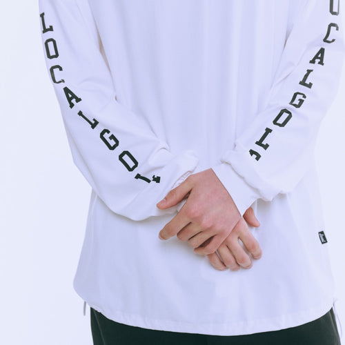 Sleeve L/S MOCK NECK WHITE