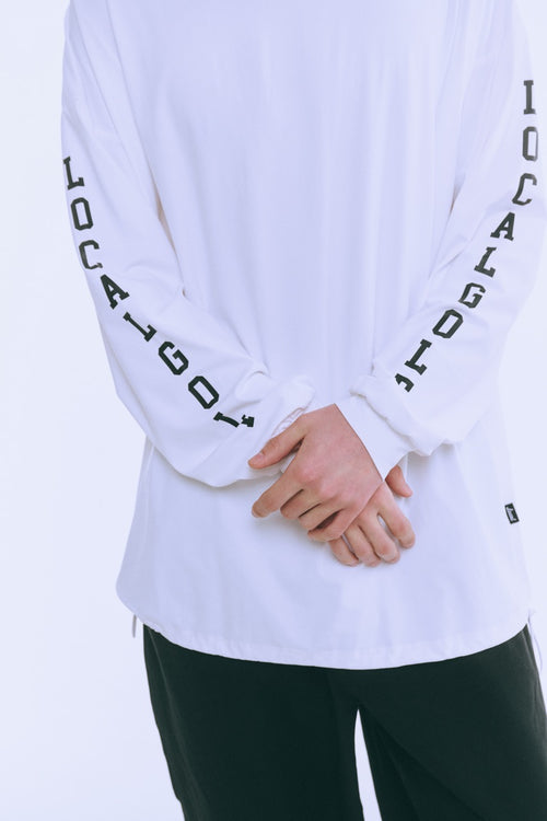 Sleeve L/S MOCK NECK WHITE
