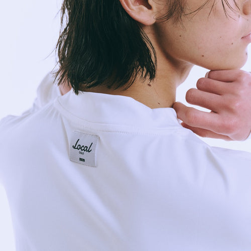 Sleeve L/S MOCK NECK WHITE