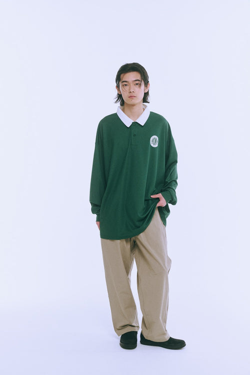 Emblem L/S POLO GREEN