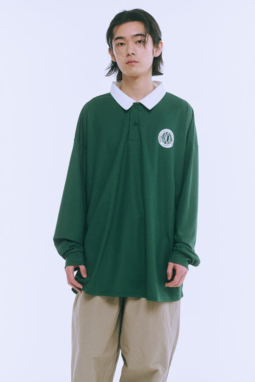 Emblem L/S POLO GREEN