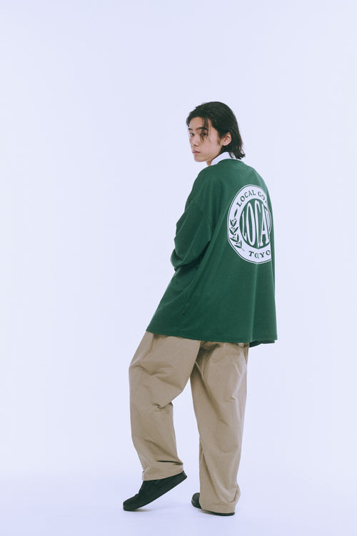 Emblem L/S POLO GREEN