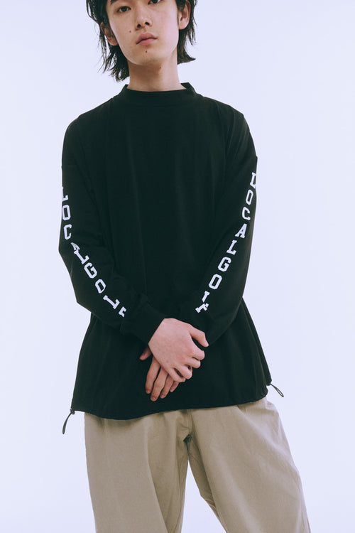 Sleeve L/S MOCK NECK BLACK