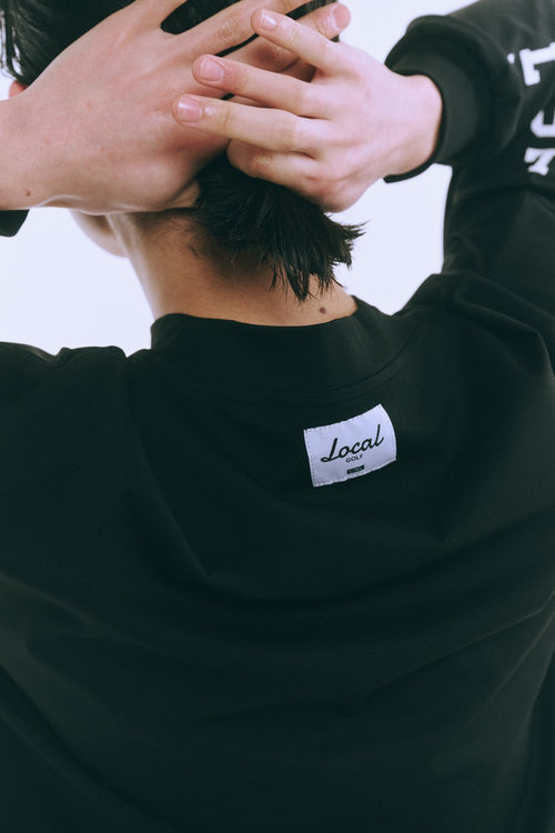 Sleeve L/S MOCK NECK BLACK
