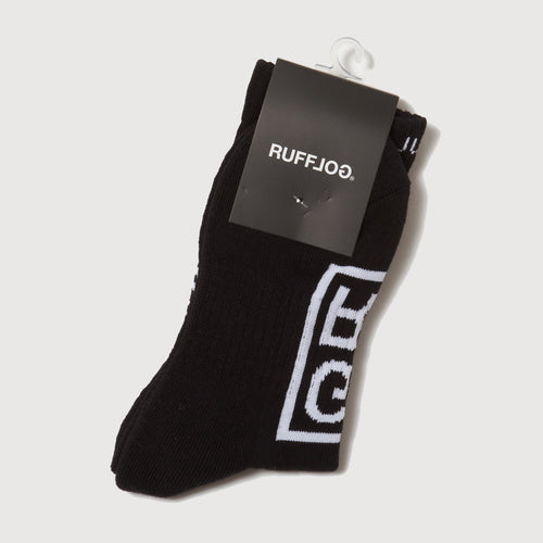 SQUARE LOGO SOCKS BLACK