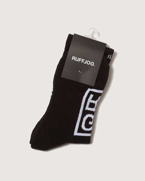 SQUARE LOGO SOCKS BLACK