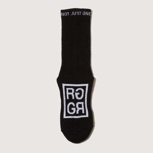 SQUARE LOGO SOCKS BLACK