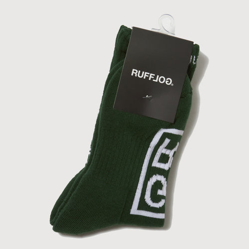 SQUARE LOGO SOCKS GREEN