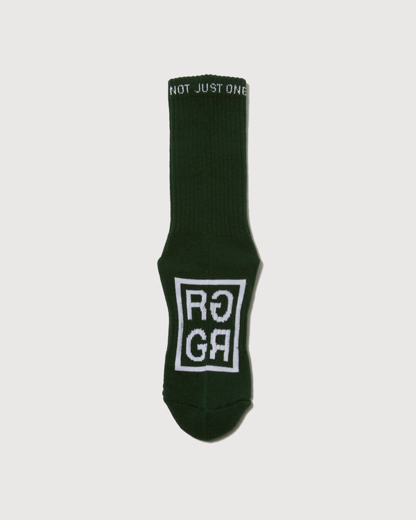 SQUARE LOGO SOCKS GREEN