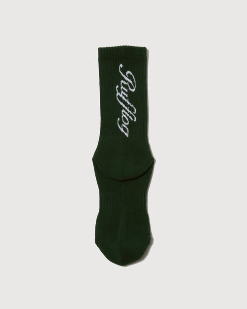 SQUARE LOGO SOCKS GREEN