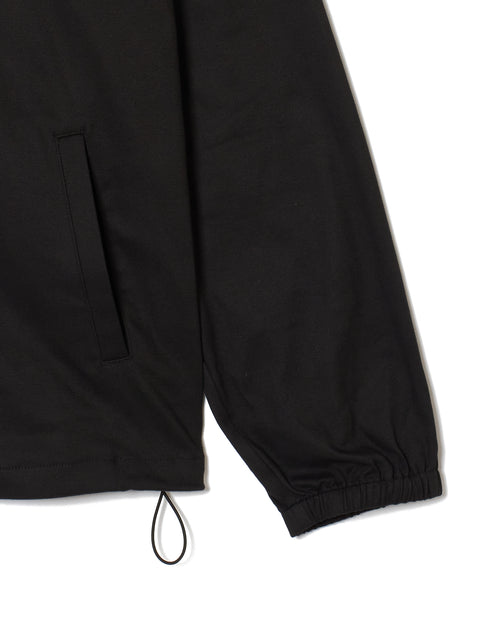 #OVERLAP LOGO NO COLLAR JACKET WM BLACK