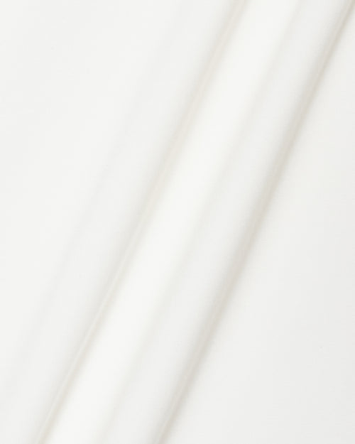 SQUARE LOGO S/S MOCK NECK TEE WHITE