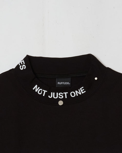 RUFFLOG TECH MOCK TEE BLACK